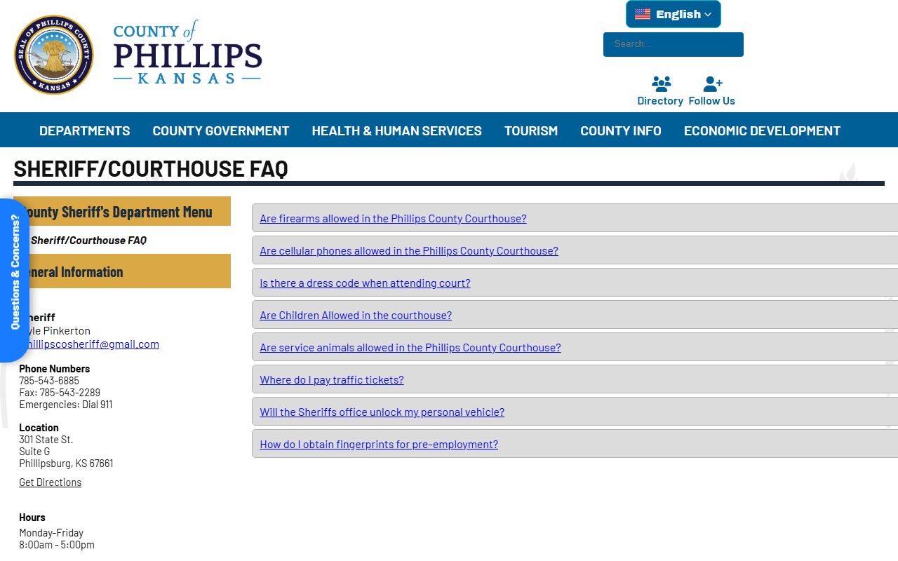 Phillips County arrest records sheriff courthouse FAQ